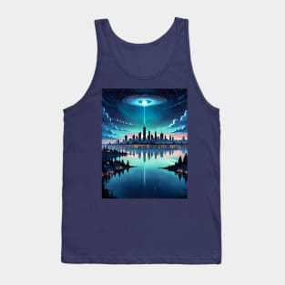 Out of this World - Magical Nighttime Skyline Tank Top